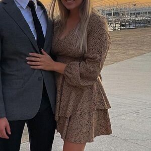 Long sleeve formal dress